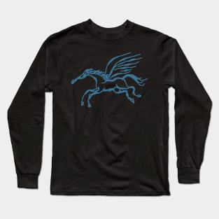 cave drawing of pegasus Long Sleeve T-Shirt